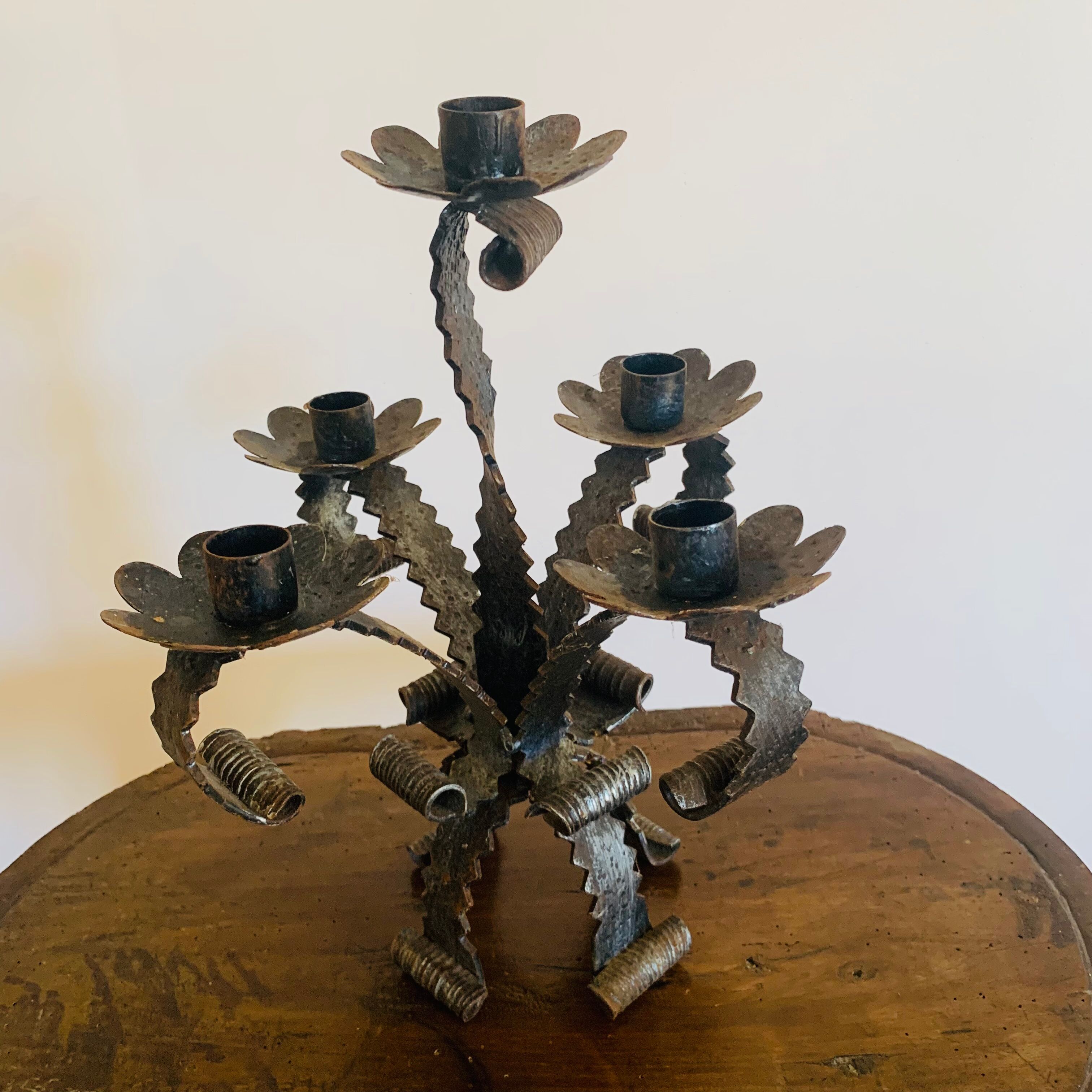 Wrought iron chandelier