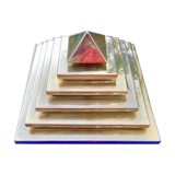 Wall lamp or ceiling lamp pyramidal , modernist constructivist