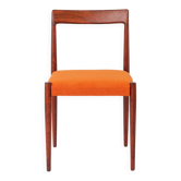 1 de 2 Chaise de salle à manger vintage Lübke en palissandre, années 1960, chaise de style mid-century allemande