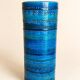 Large Rimini Blue Vintage Vase Italy - Bitossi - Aldo Londi 31 cm