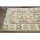 Vintage Turkish Oushak Handmade Wool Cotton Yellow Area Rug 119X210