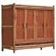 Mid-Century Bamboo Wardrobe from the 1960s
