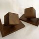 Paire de serres-livres Cubes