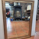 Miroir ancien en bois doré 66x91cm