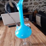Carafe en verre de Murano Bleu Clair