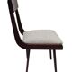 Mid Century Gazelle Chair Beige Velvet Dark Wood, Europe, 1960s