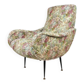 Fauteuil Lady moderne du milieu du siècle attribué à Marco Zanuso, Italie, années 1960