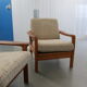 Pair of danish armchairs from the 60s in teak