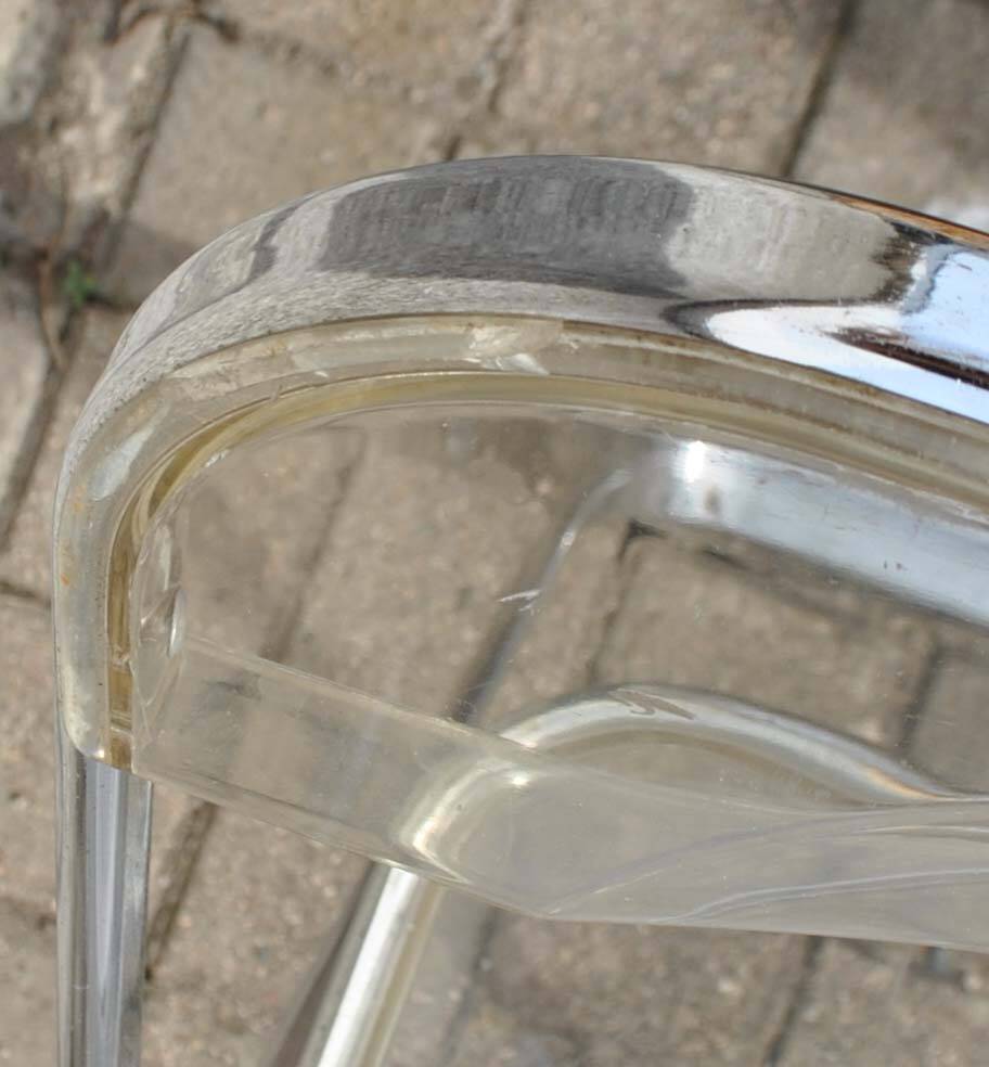 Set of 2 vintage DESIGN PLIA chairs by Giancarlo Piretti for Castelli Italy 1960s