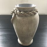 Mud decoration vase rope