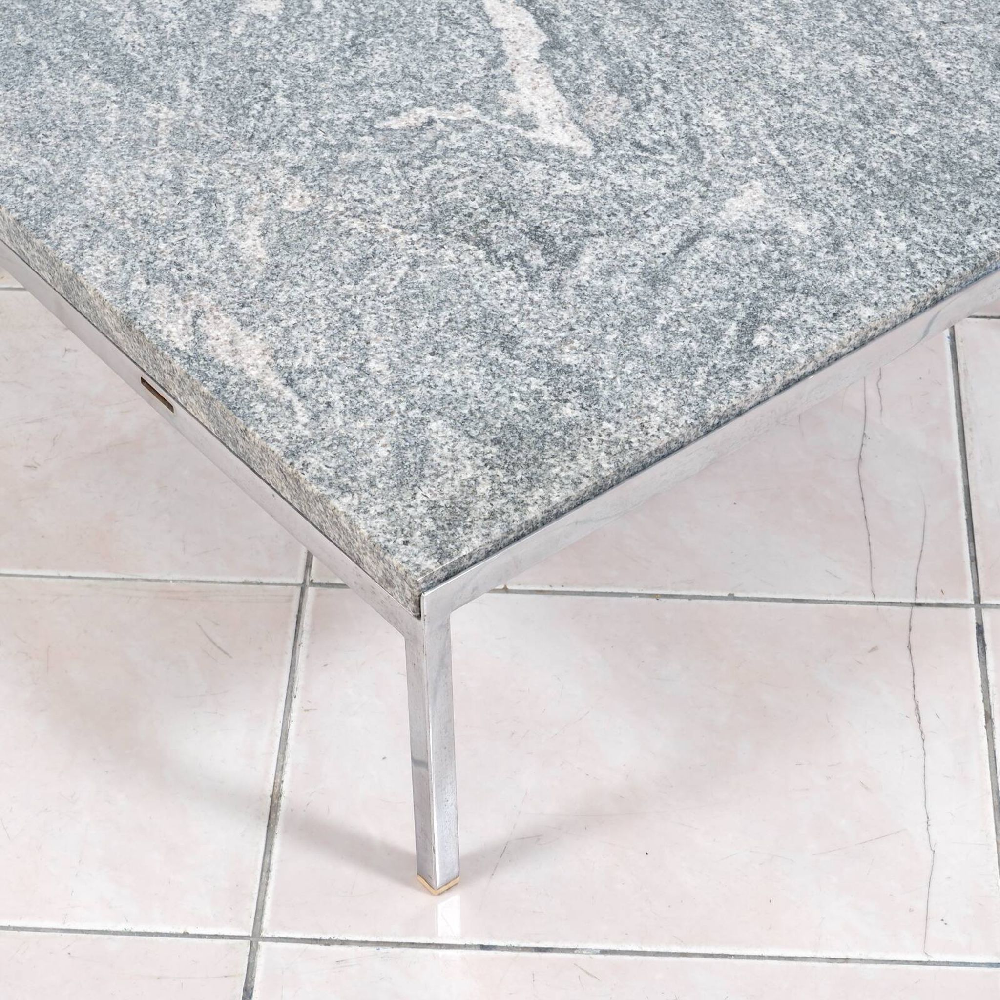 Wittmann Constanze coffee table with granite table top by Johannes Spalt