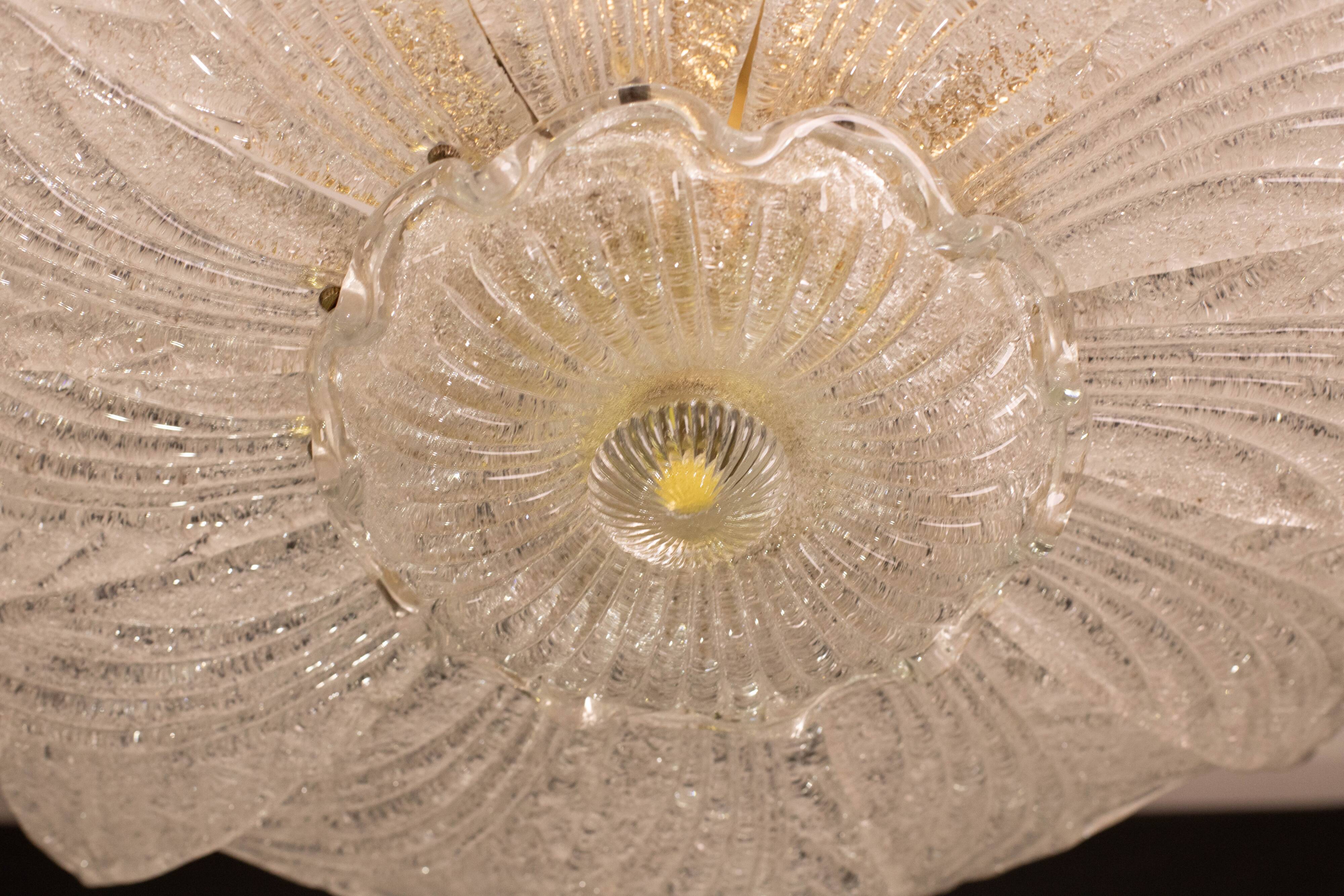Amalfi, Italian Murano Glass Ceiling Light or Chandelier, 1970s