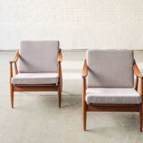 Set of 2 easy chairs by Topform