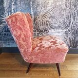 Pink cocktail armchair