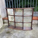 Multiple beveled shelf mirror 94x74cm