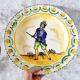 Ceramic Dish XIX Century, Arts and Crafts