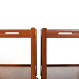 Paire de dessertes modèle at-45 d'Hans J. Wegner, années 1960