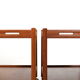 Pair serving trolleys model at-45 in teak by Hans J. Wegner 1960