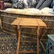 Folding wooden stool