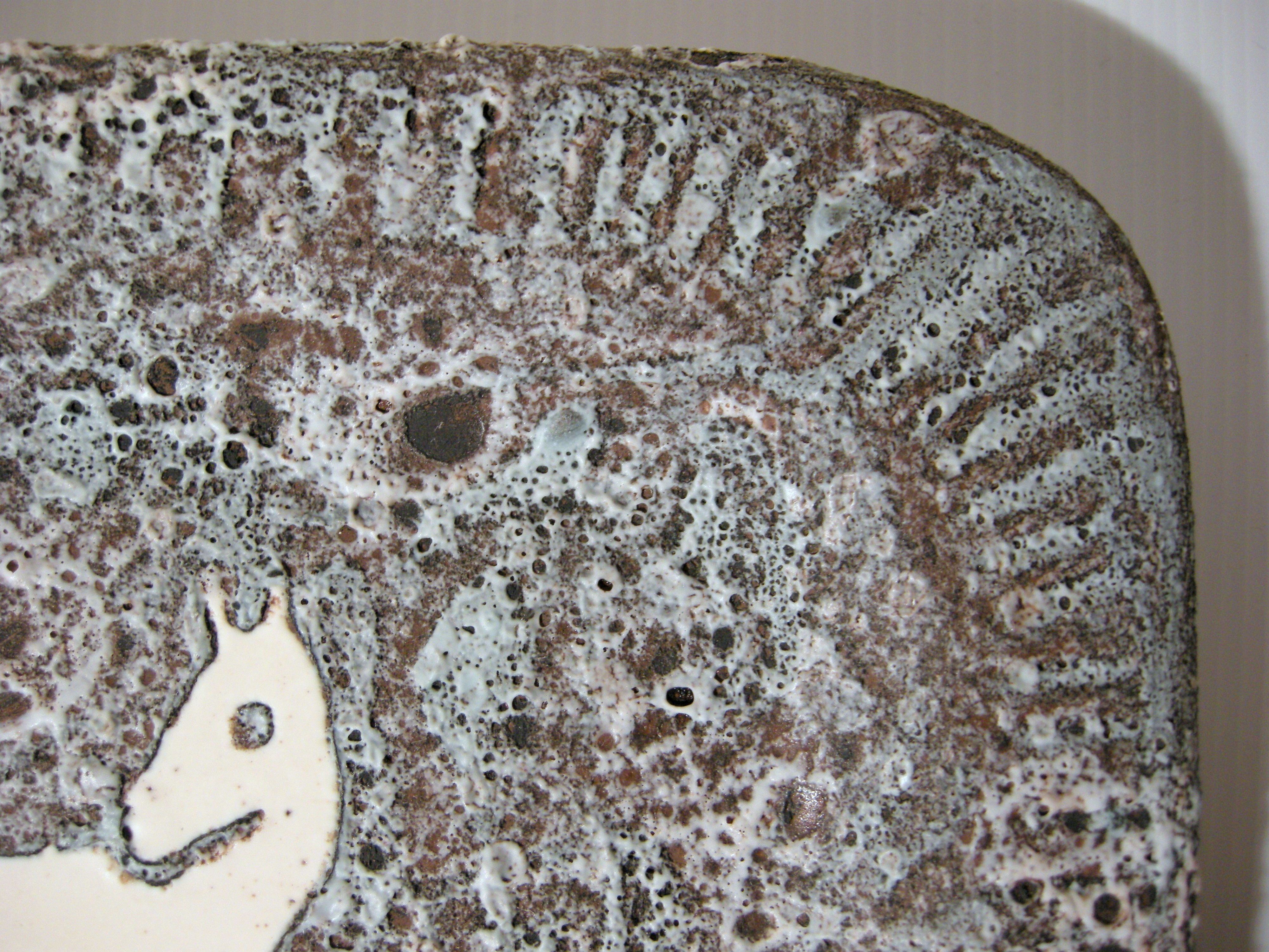 Vintage ceramic wall decoration 1960