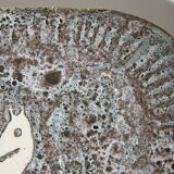 Vintage ceramic wall decoration 1960