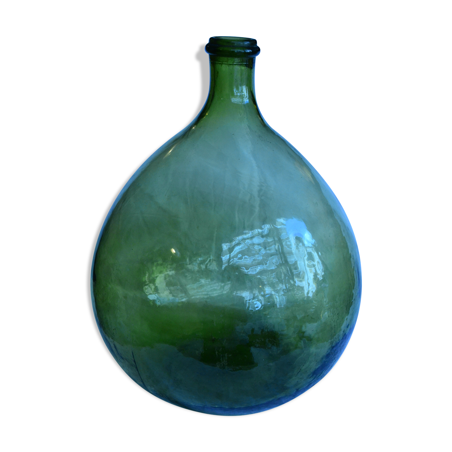 Demijohn green 10 liters