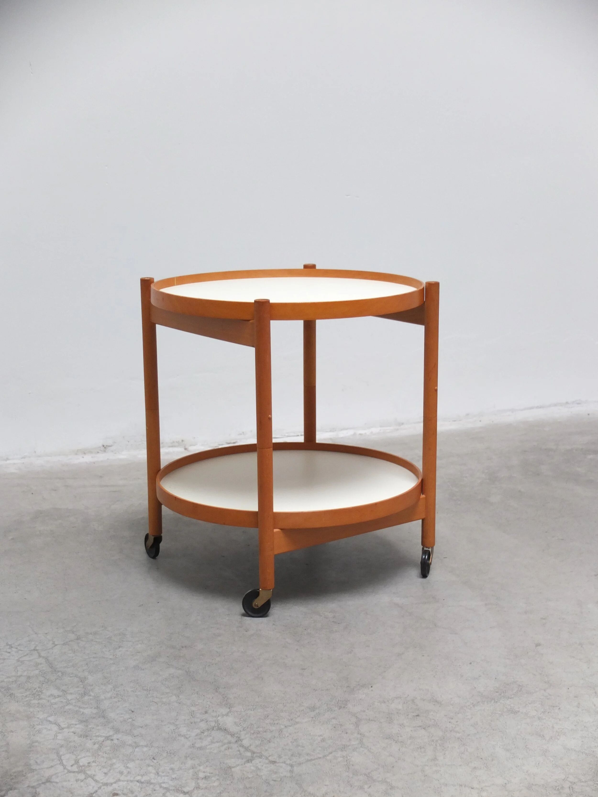 Serving trolley with reversible trays by Hans Bølling for Torben Ørskov, 1960s