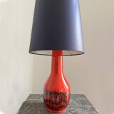 Lampe en ceramiquewest germany scheurich 1960