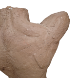 Bust of a man in antique terracotta Sigrid H Eriks 20th century