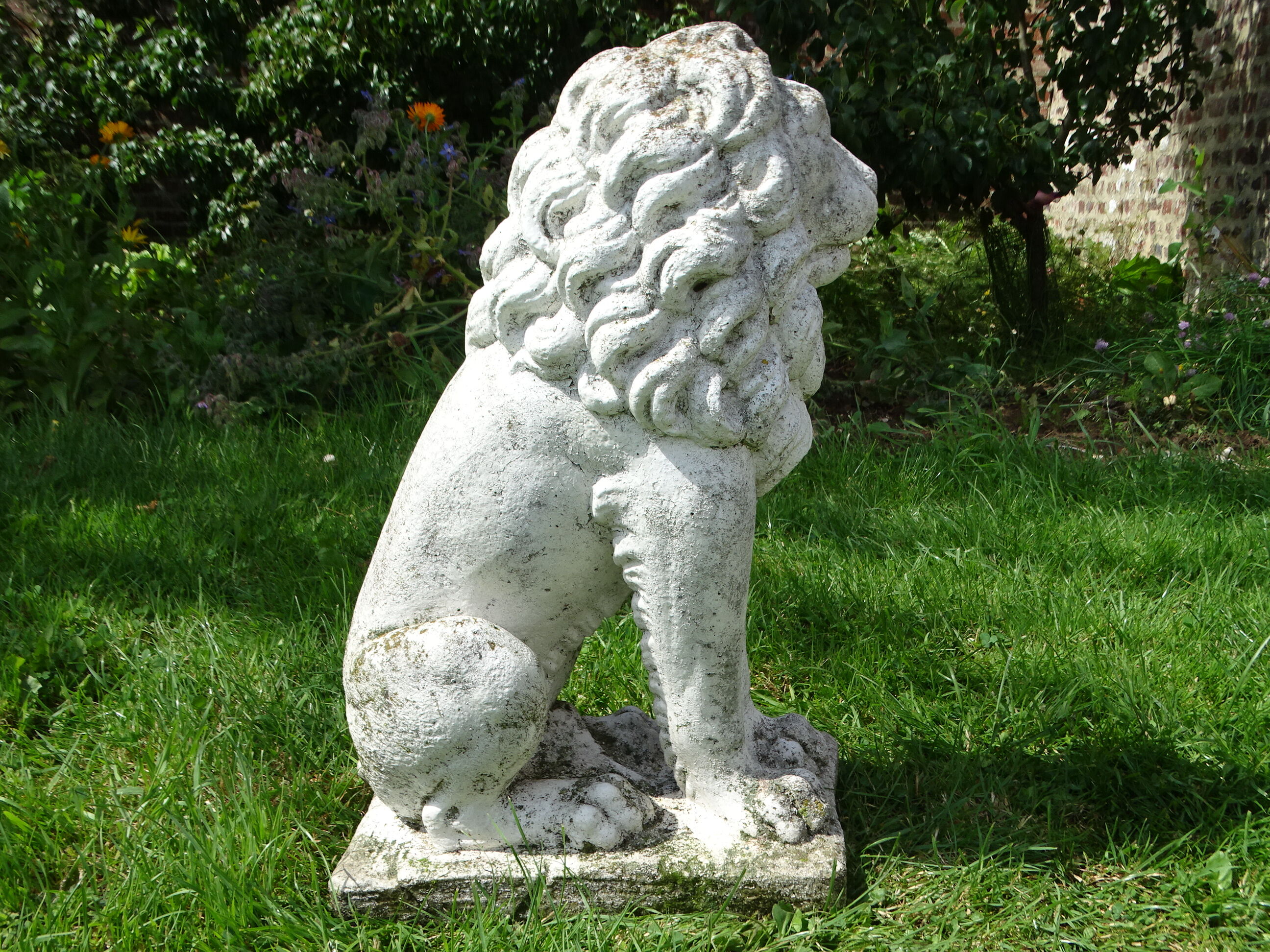 Pair of stone lions