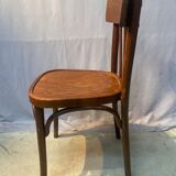 Set of 5 wooden bar chairs