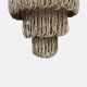 Suspension artisanale en coquillage Beige et marron