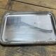 Small rectangular and beaded silver metal top