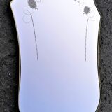Vintage free-form asymmetrical mirror