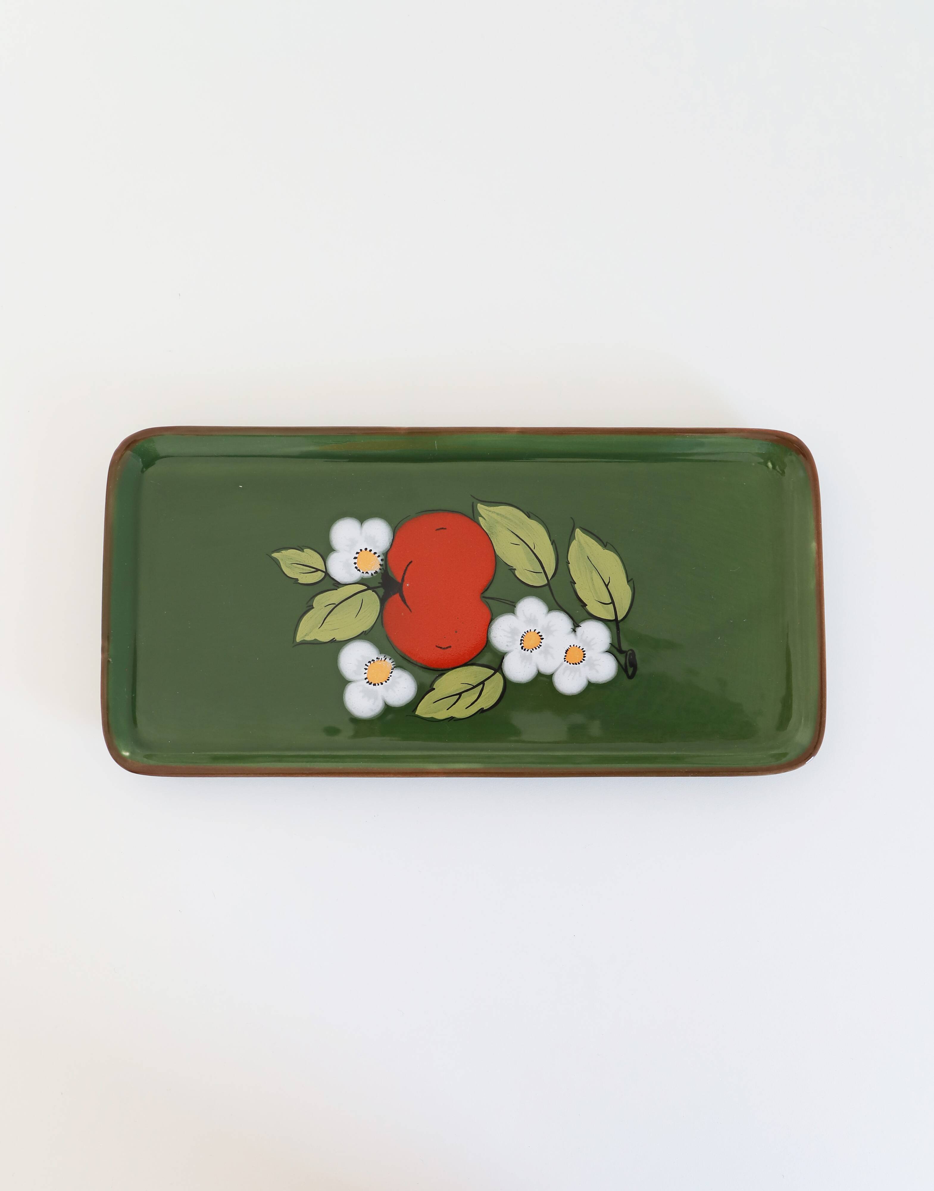 Vintage 70s ZELLER KERAMIK cake plate