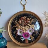 Dried flowers frame