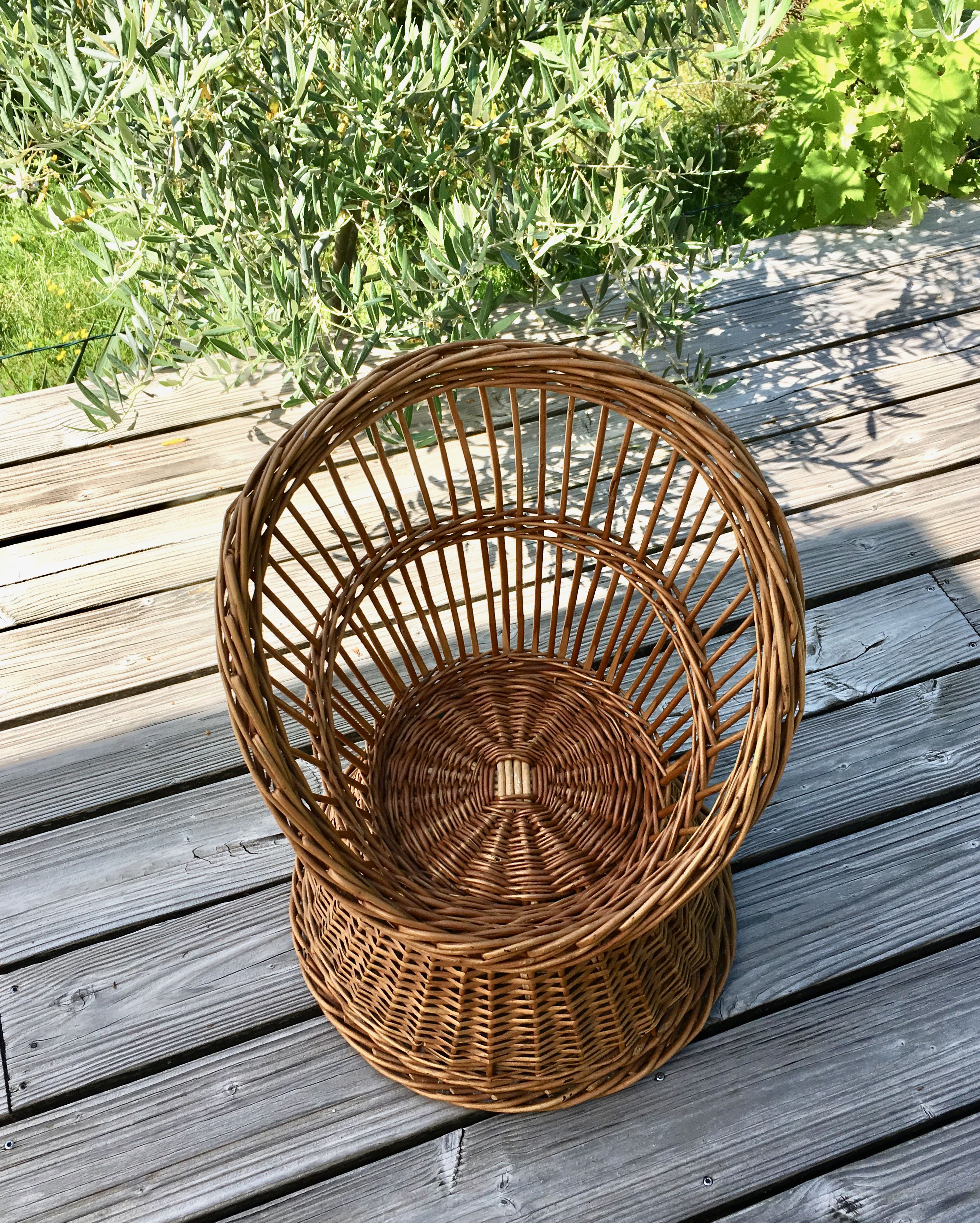 Rattan child chair