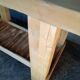 Workbench 120cm old solid wood