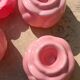 Ceramic pink flower candlestick