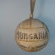 Ballon en cuir cousu " Slingball " Hungaria 1960