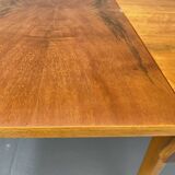 Table à manger réglable en noyer par Setona, années 1950, Tchécoslovaquie
