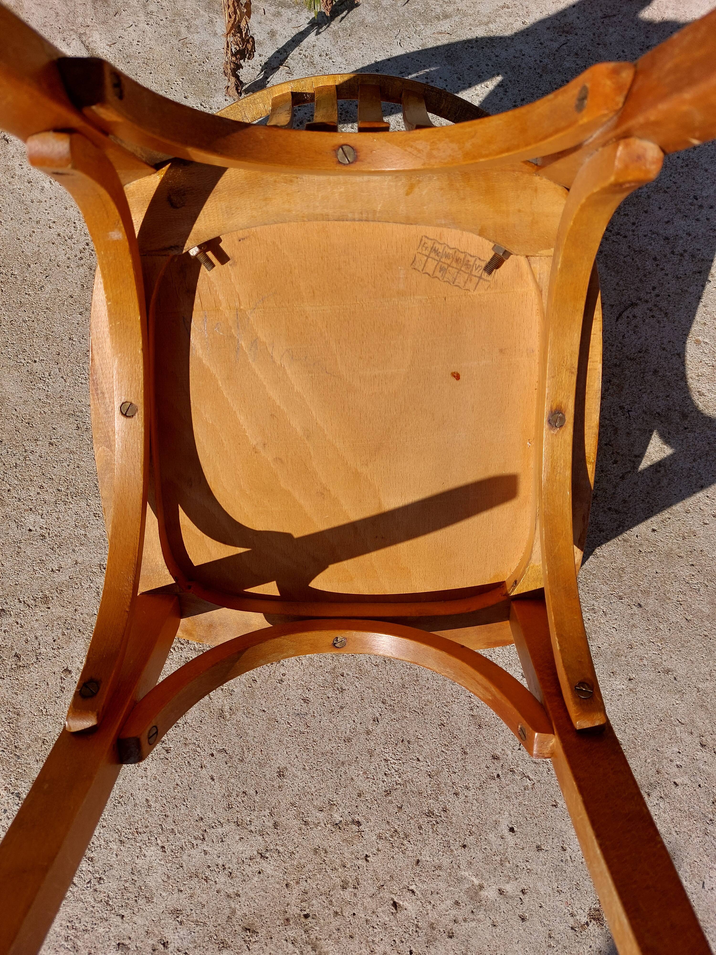 golden oak Stella chair