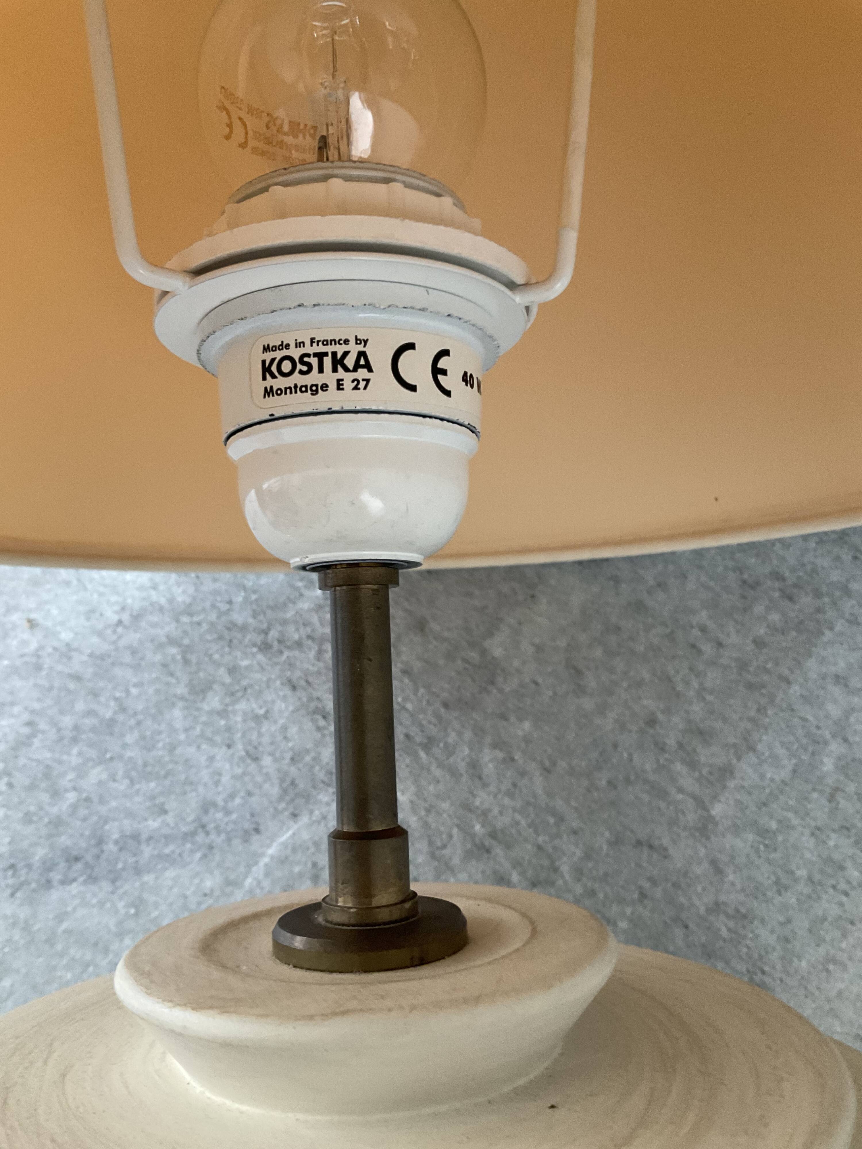 Vintage Kostka lamp 70s Made in France