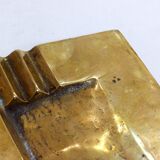 Stylized ashtray gilded bronze