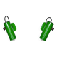 Targetti vintage green wall lights