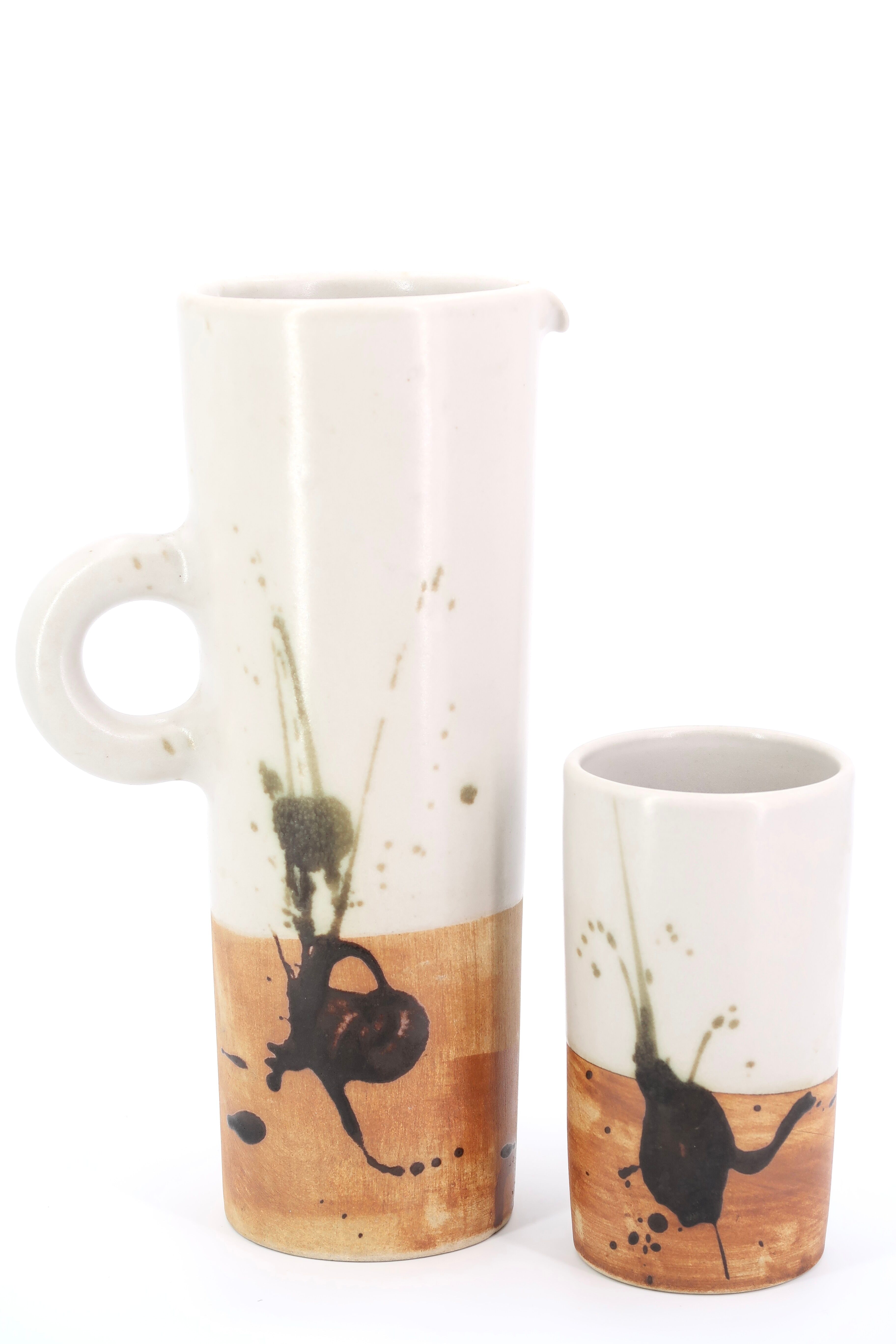 Ceramic jug Poterie de la Colombe