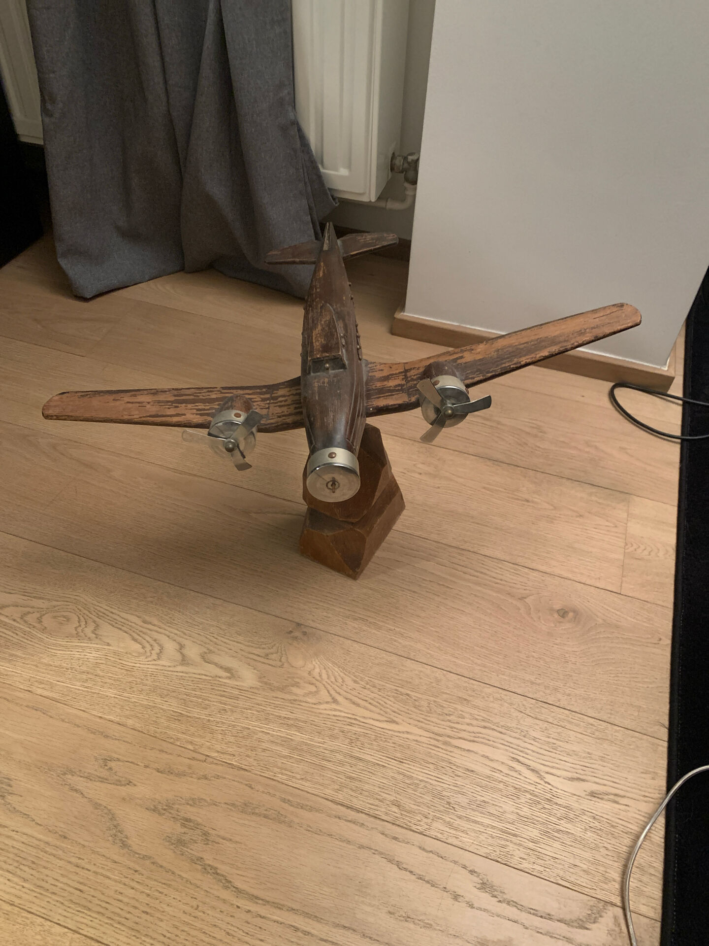 Wooden airplane