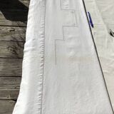 New 2-seater sheet embroidered with ladder day triangles