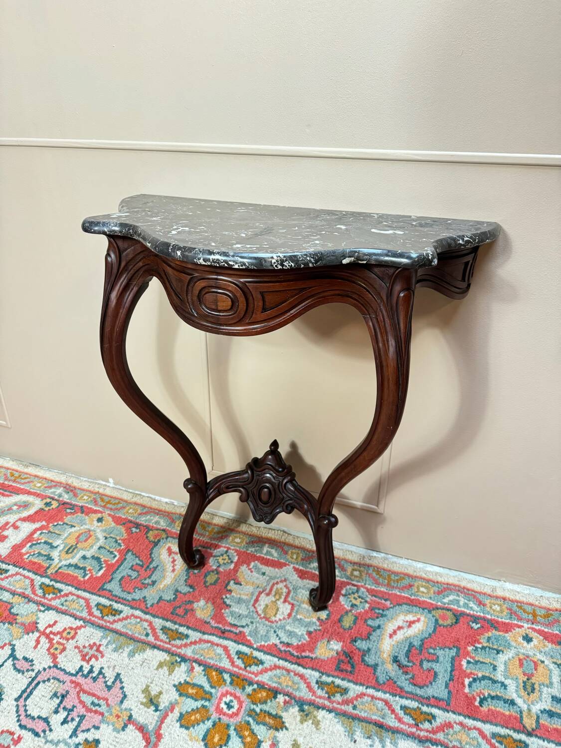 Mahogany Console from the Napoleon III Period, 19th Century