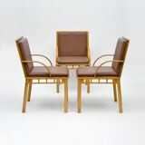 Set Of 6 chaises bridge par Ettore Sottsass pour Knoll Studio, 1988